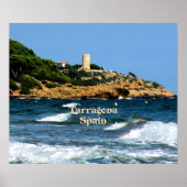Poster Tarragone, Espagne pittoresque (Devant)
