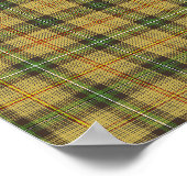 Poster tartan de la Saskatchewan (Coin)