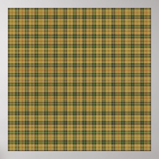 Poster tartan de la Saskatchewan (Devant)