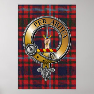 Poster Tartan et insigne MacIntyre