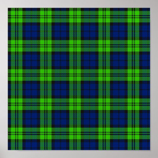 Poster Tartan plaqué Blackwatch (Devant)