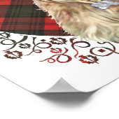 Poster Tartan Scottie Blé (Coin)