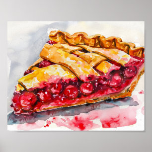 Poster Tarte aux cerises