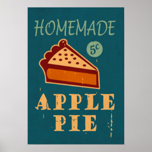 Poster Tarte aux pommes