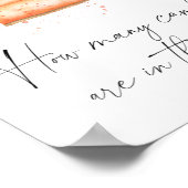 Poster Tarte citrouille - devinez combien de bonbons Post (Coin)