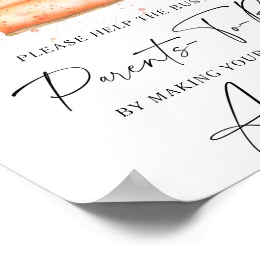 Poster Tarte d'automne - Aidez les parents occupés à deve (Coin)