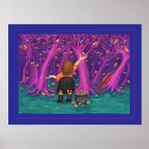 Poster Tarte de globe oculaire