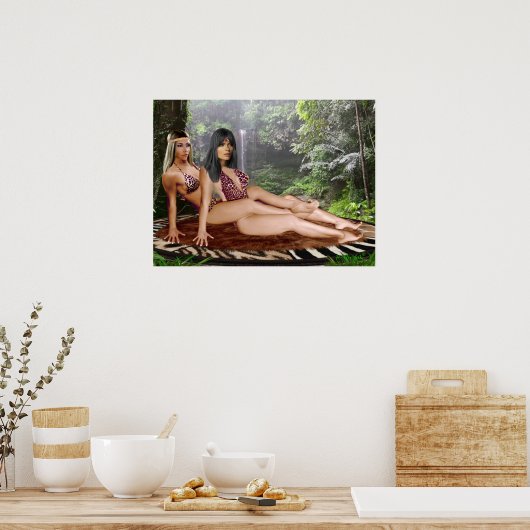 POSTER TARZANA SCISSORS LUANA #4 (Cuisine)