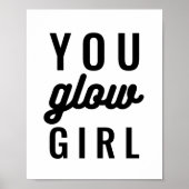 Poster T'as brillant | Devis inspirant (Devant)