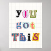 Poster T'as compris (Devant)