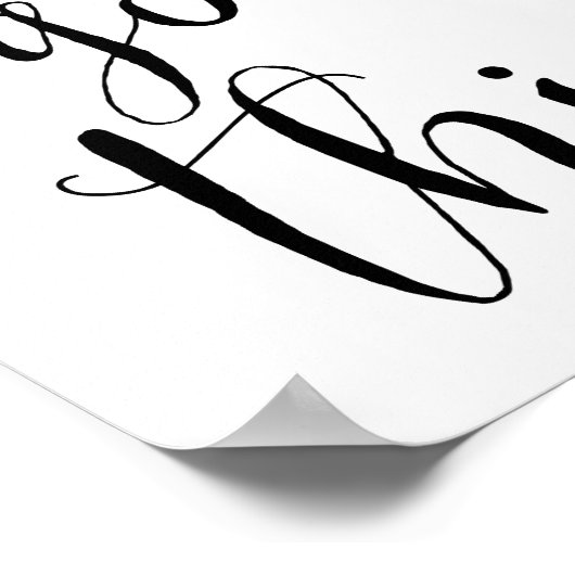 Poster T'as compris (Coin)