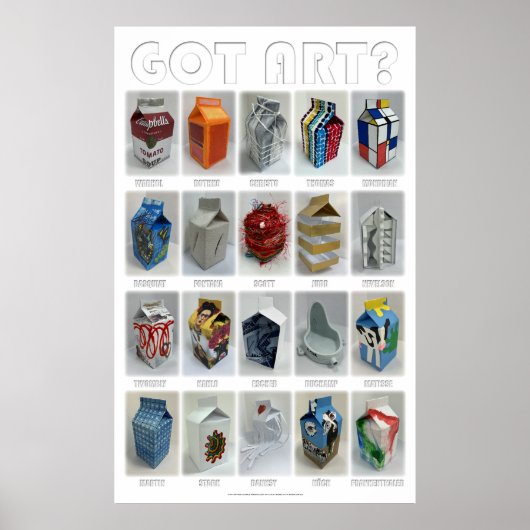 Poster T'AS DE L'ART ? Images parodiques d'oeuvres célèbr (Devant)