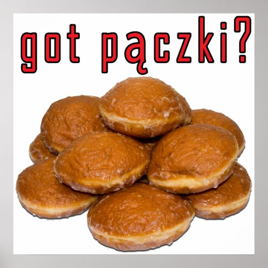 Poster t'as paczki ? Dessert polonais (Devant)