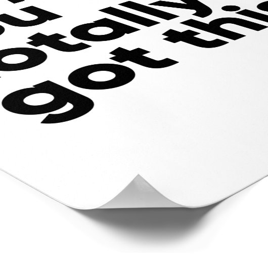 Poster T'as tout compris. | Devis inspirant (Coin)