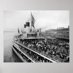 Poster Tashmoo à Détroit, 1900