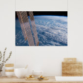 Poster Tasman Et Mer De Corail Recouvertes De Nuages. (Cuisine)