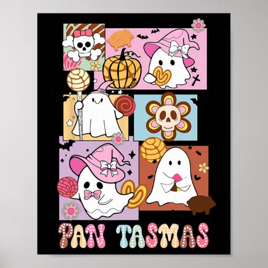 Poster Tasmas Fantôme Citrouille Épouvantable Conchas Hal (Devant)