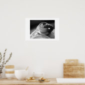 Poster Tasse à café avec tentacule (Cuisine)