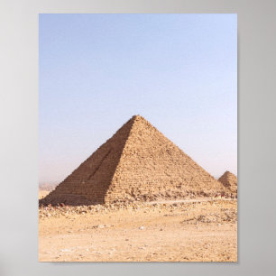 Poster Tasse à café Pyramides d'Égypte