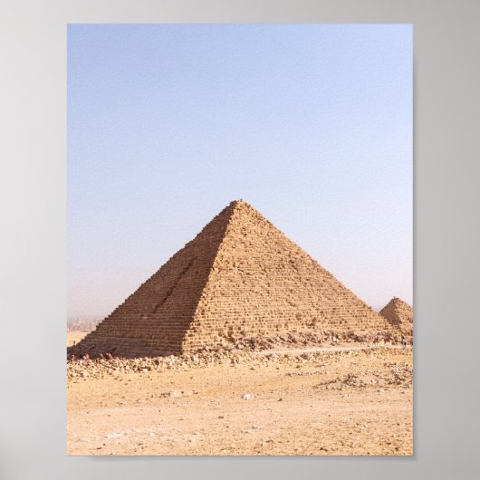Poster Tasse à café Pyramides d'Égypte (Devant)