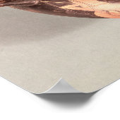 Poster Tasse à silhouette rouge (Coin)