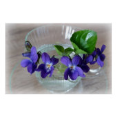 Poster tasse de violettes (Devant)