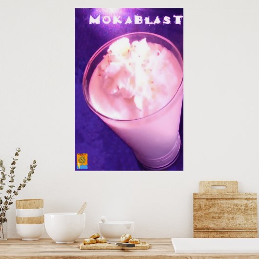 Poster Tasse géante Mokablast (Cuisine)