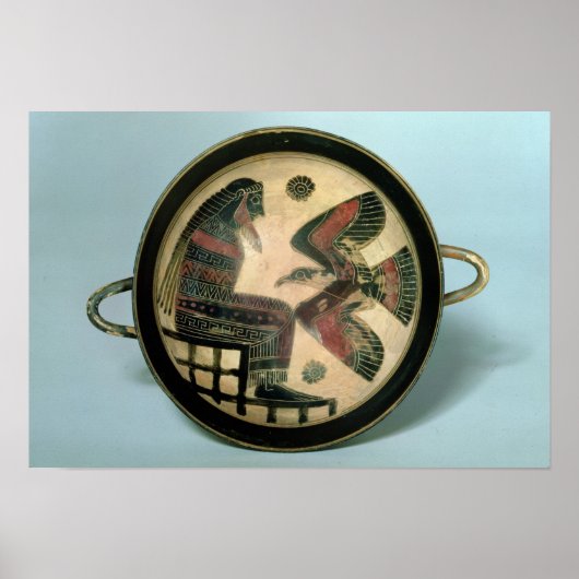 Poster Tasse laconienne représentant Zeus et l'aigle (Devant)