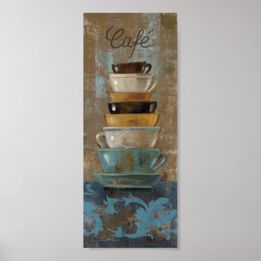 Poster Tasses à café anciennes (Devant)