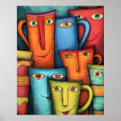 Poster Tasses souriantes Personality Plus (Devant)