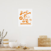 Poster Tasty Retro DAFFY DUCK™ (Cuisine)