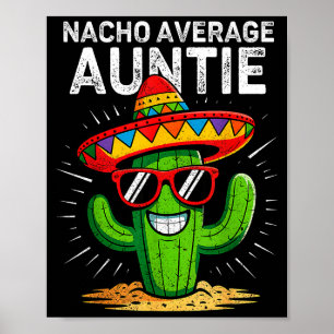 Poster Tata moyenne nacho drôle cinq de mayo mexicaine