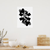 Poster Tatouage cardiaque (Cuisine)