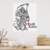 Poster Tatouage de la mort (Cuisine)