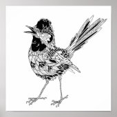 Poster Tatouage d'oiseaux 2 (Devant)