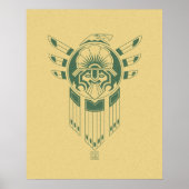 Poster Tatouage d'oiseaux inca (Devant)