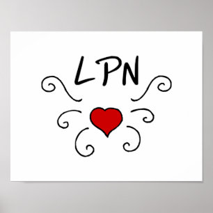 Poster Tatouage LPN Love
