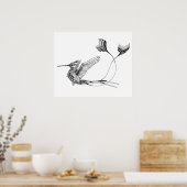 Poster Tatouage psychedlic pour oiseaux 2 (Cuisine)