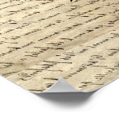 Poster Tatouage rose (Coin)