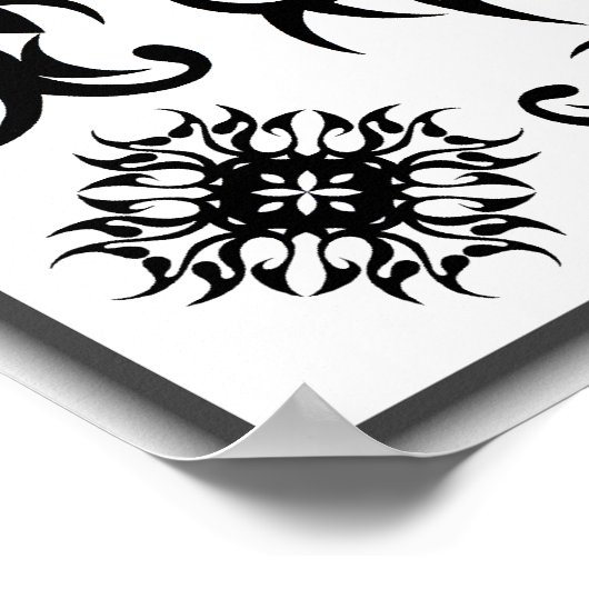 Poster Tatouages tribaux véritables-01 (Coin)