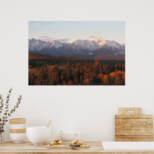 Poster Tatras automne (Cuisine)