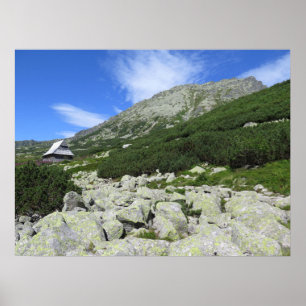 Poster Tatras Pologne Cinq Lacs Valley