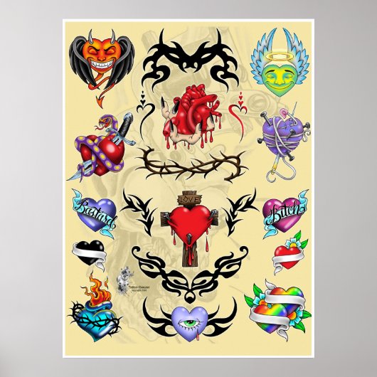 Poster Tattoo Geezer-02 (Devant)