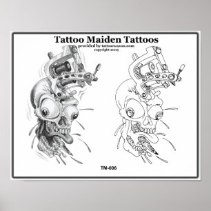 Poster Tattoo Maiden Tattoo