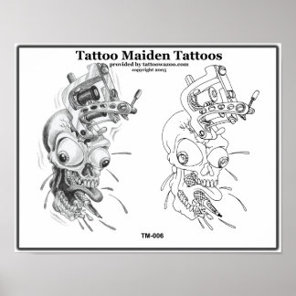 Poster Tattoo Maiden Tattoo