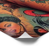 Poster Tattooed Nurse Pin-up (Coin)