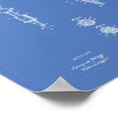 Poster Tattooing Machine 1891 Patent Art Blueprint (Coin)