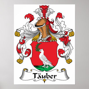 Poster Tauber Family Crest
