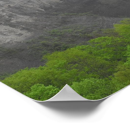 Poster Taughannock Fall Ithaca Waterfall Photo Imprimer (Coin)