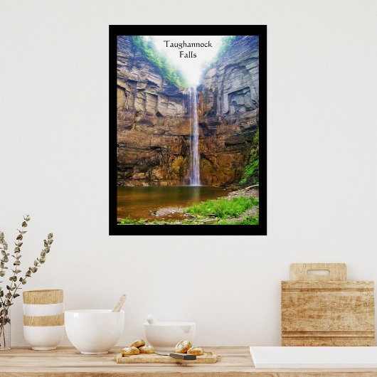 Poster TAUGHANNOCK FALLS print (Cuisine)